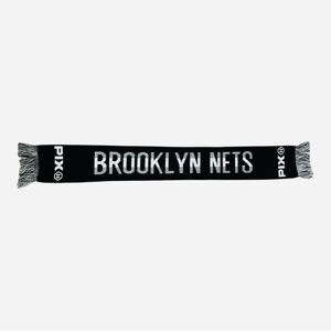 Brooklyn Nets Double Layered Team Logo Scarf Licensed NBA Fan Scarf VG